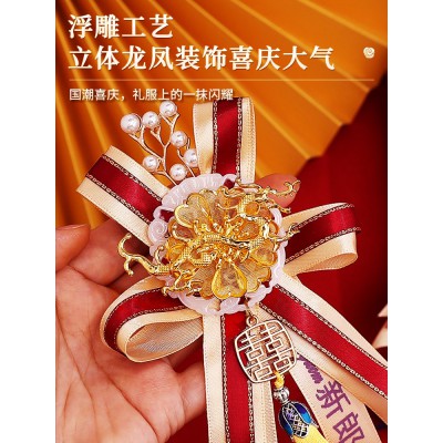 结婚胸花新郎新娘襟花婚礼双方父母父亲家人迎宾全套婚庆用品大全图4