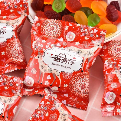 橡皮糖果汁软糖 结婚喜糖散装糖果批发橡皮糖果QQ糖500g零食儿童图5