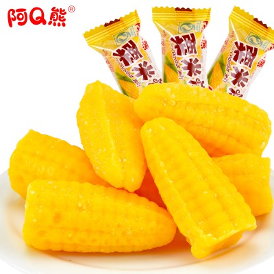 阿Q熊粟米烧玉米软糖怀旧糖果结婚婚礼喜糖糖果休闲零食散装批发图3