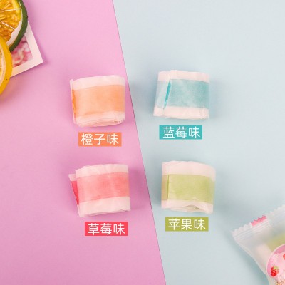 日式果汁卷软糖卷卷糖儿童小零食品休闲散装怀旧糖果网红批发彩虹图2