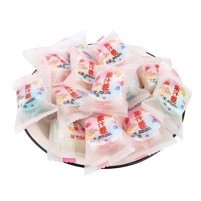 日式果汁卷软糖卷卷糖儿童小零食品休闲散装怀旧糖果网红批发彩虹图3