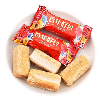 百年好合酥心糖 结婚婚礼喜糖糖果酥糖散装喜糖果小零食美食图2