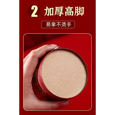 结婚一次性纸碗红色喜碗婚礼套装陪嫁整箱红碗一对套装婚庆用品图3