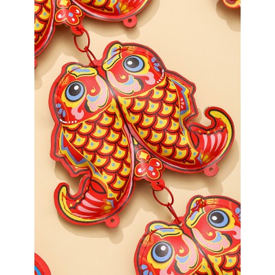 新年装饰品兔年2023春节挂饰财神年年有鱼小挂件客厅春节过年布置图2