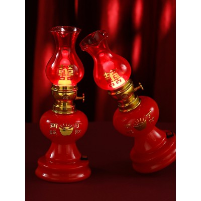 结婚子孙灯婚礼喜灯婚房布置喜字台灯婚庆用品大全陪嫁长明灯一对图4