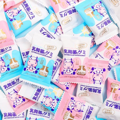 牛牛乳酸菌味橡皮糖批发散装网红儿童零食结婚QQ软糖喜糖卡通糖果图5