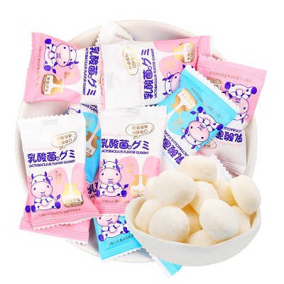 牛牛乳酸菌味橡皮糖批发散装网红儿童零食结婚QQ软糖喜糖卡通糖果图4