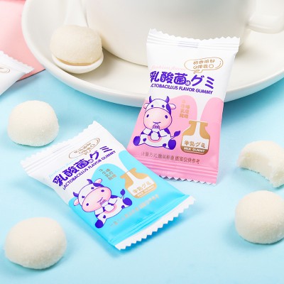牛牛乳酸菌味橡皮糖批发散装网红儿童零食结婚QQ软糖喜糖卡通糖果图3