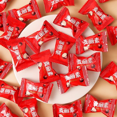 阿Q熊 喜糖婚庆麦丽素巧克力豆儿童零食网红糖果散装批发订婚满月图3