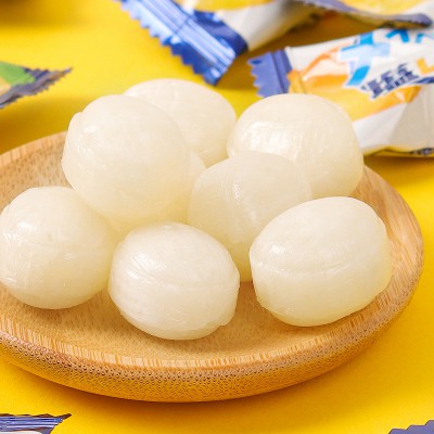 阿Q熊 海盐咸柠檬糖水果味糖果休闲散装硬糖小零食品网红批发招待图3