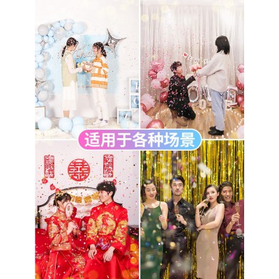 婚礼喷花筒结婚小礼炮手推拧拉炮接亲用品大全生日小礼花弹推推乐图3