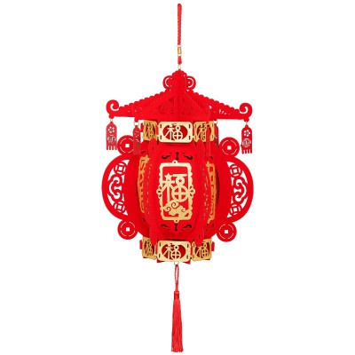 大红灯笼手工diy 乔迁之喜装饰大门口挂饰阳台室内户外中式小挂件图2
