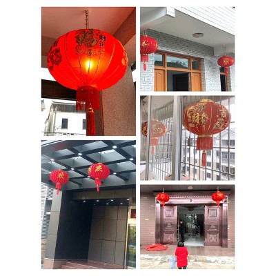 乔迁新居灯笼吊灯中国风入宅挂饰挂件阳台一对别墅大门口户外防水图3