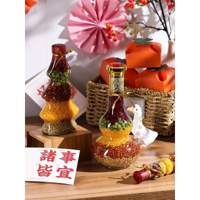 五谷丰登杂粮摆件搬家仪式用品新房子布置新居入宅乔迁之喜装饰品图3