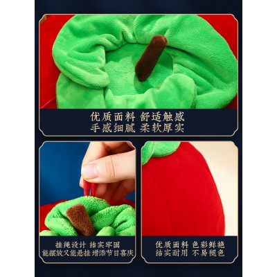 新年装饰柿柿如意卧室客厅摆件桌面柿子抱枕过年布置用品春节礼物图5