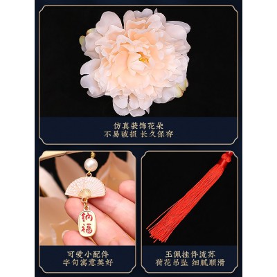 元旦节灯笼玉兔子手工diy材料 汉服古风儿童手提花灯挂饰宫灯装饰图5