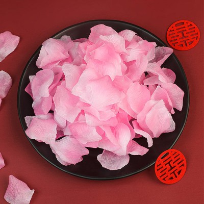 求婚 玫瑰仿真花瓣手撒花浪漫生日床上婚礼结婚婚房布置装饰假花图2