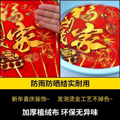 大门灯笼新年过年吊灯一对带灯户外防水挂饰室外挂件春节招财装饰图3