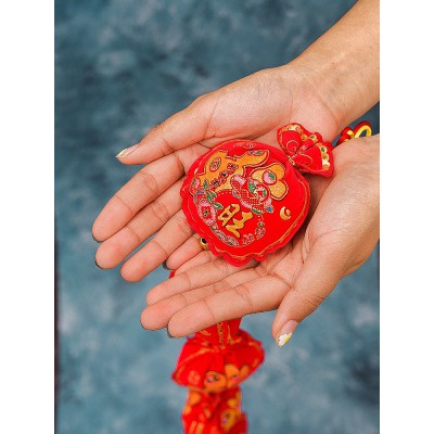 过年辣椒鞭炮串福袋香包财神挂件新年春节装饰品喜庆挂饰商场布置图4