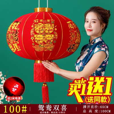 春节大红灯笼灯吊灯中国风过年户外大门阳台灯笼挂饰春节喜庆装饰图3