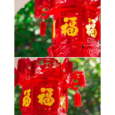 宫灯小红灯笼大红灯笼阳台挂饰新年春节装饰用品商场布置场景过年图3