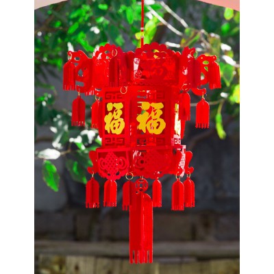 宫灯小红灯笼大红灯笼阳台挂饰新年春节装饰用品商场布置场景过年图5