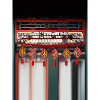 2023兔年新年过年春节装饰小挂件家用客厅场景布置用品中式挂饰图5