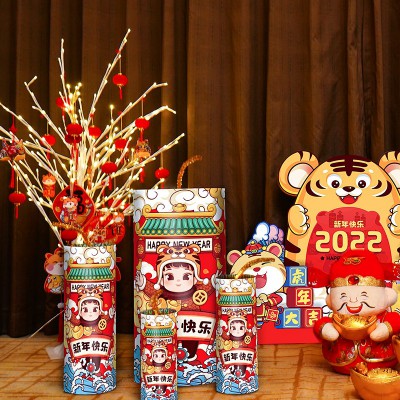 2022新年装饰虎年卡通挂件挂饰摆件家用客厅小树氛围春节装饰用品图3