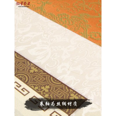 北京礼物 中国特色礼品 传统手工艺品 丝绸剪纸画轴 外事商务老外图3