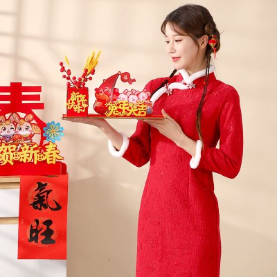 新年装饰品过年装饰挂件2023兔年春节摆件室内氛围布置新年装饰品图2