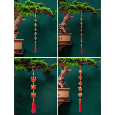 新年小灯笼串树挂元旦兔年客厅喜庆挂件入户门大门口过年新年装饰图4