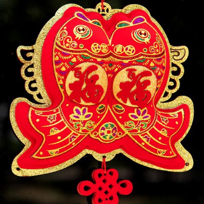 中国结大号客厅挂件中国节福字流苏玄关壁挂乔迁家居新年装饰用品图4