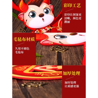 2023兔年过年装饰立体小挂件春节用品场景布置新年挂饰客厅年货大图4