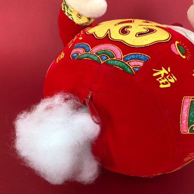 兔年吉祥物公仔财神装饰挂件春节娃娃摆件年会礼物室内生肖小挂饰图4