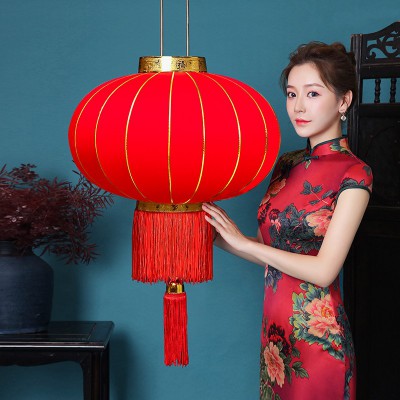 2023新款兔年红灯笼大门口挂饰过新年春节元旦家用场景布置小灯笼图4